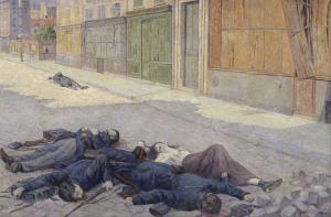 Une rue de Paris en mai 1871